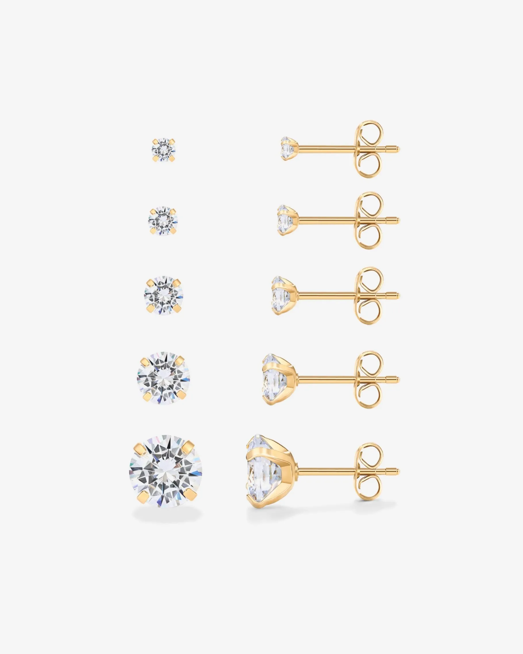 PAVOI Studs-5 Pairs Stud Earring Pack
