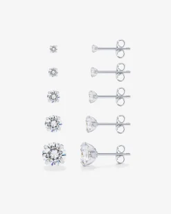 PAVOI Studs-5 Pairs Stud Earring Pack