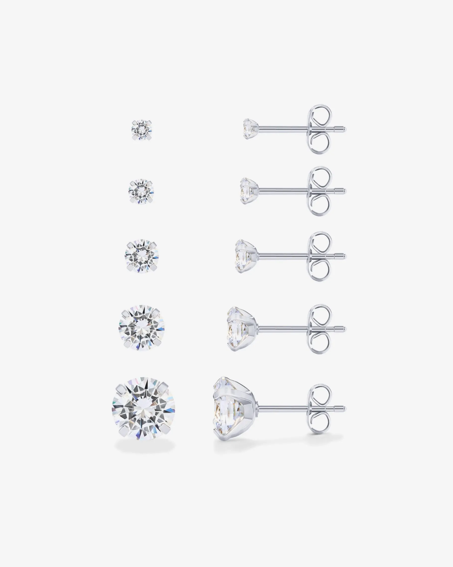 PAVOI Studs-5 Pairs Stud Earring Pack