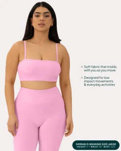 PAVOI Low Support Bras|Bras-Athleisure Bandeau Low-Support Sports Bra