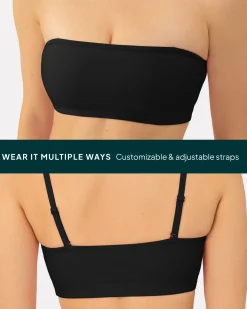 PAVOI Low Support Bras|Bras-Athleisure Bandeau Low-Support Sports Bra