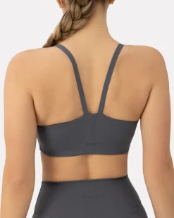 PAVOI Low Support Bras|Medium Support Bras-Athleisure Contrast Scoop Medium-Support Sports Bra