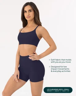 PAVOI Low Support Bras|Medium Support Bras-Athleisure Contrast Scoop Medium-Support Sports Bra