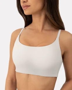 PAVOI Low Support Bras|Medium Support Bras-Athleisure Contrast Scoop Medium-Support Sports Bra