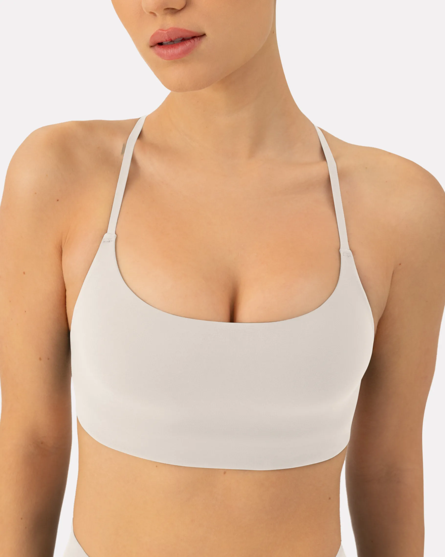 PAVOI Low Support Bras|Bras-Athleisure Criss-Cross Strap Low-Impact Sports Bra