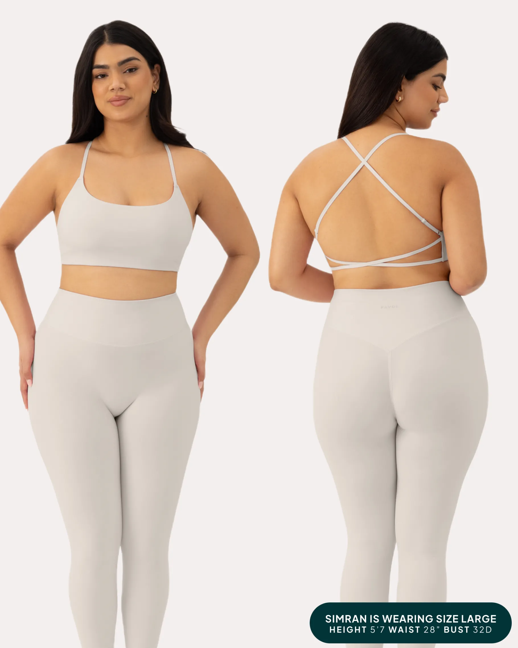 PAVOI Low Support Bras|Bras-Athleisure Criss-Cross Strap Low-Impact Sports Bra