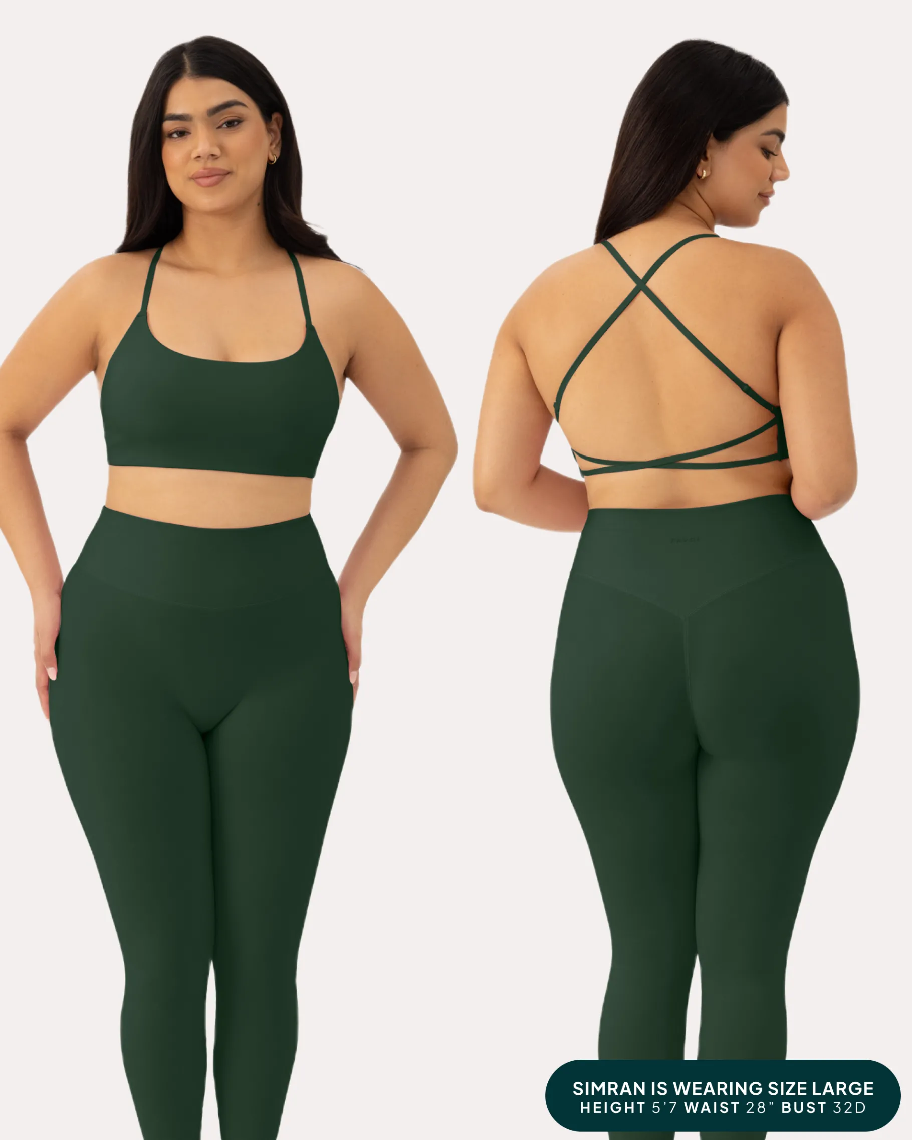 PAVOI Low Support Bras|Bras-Athleisure Criss-Cross Strap Low-Impact Sports Bra
