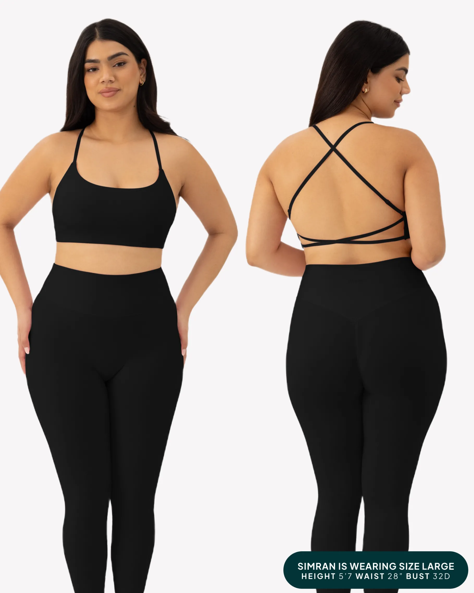 PAVOI Low Support Bras|Bras-Athleisure Criss-Cross Strap Low-Impact Sports Bra