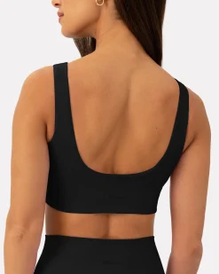 PAVOI Medium Support Bras|Bras-Athleisure Curved Hem Medium-Support Sports Bra