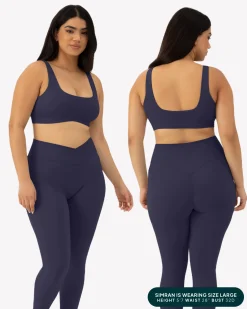 PAVOI Medium Support Bras|Bras-Athleisure Curved Hem Medium-Support Sports Bra