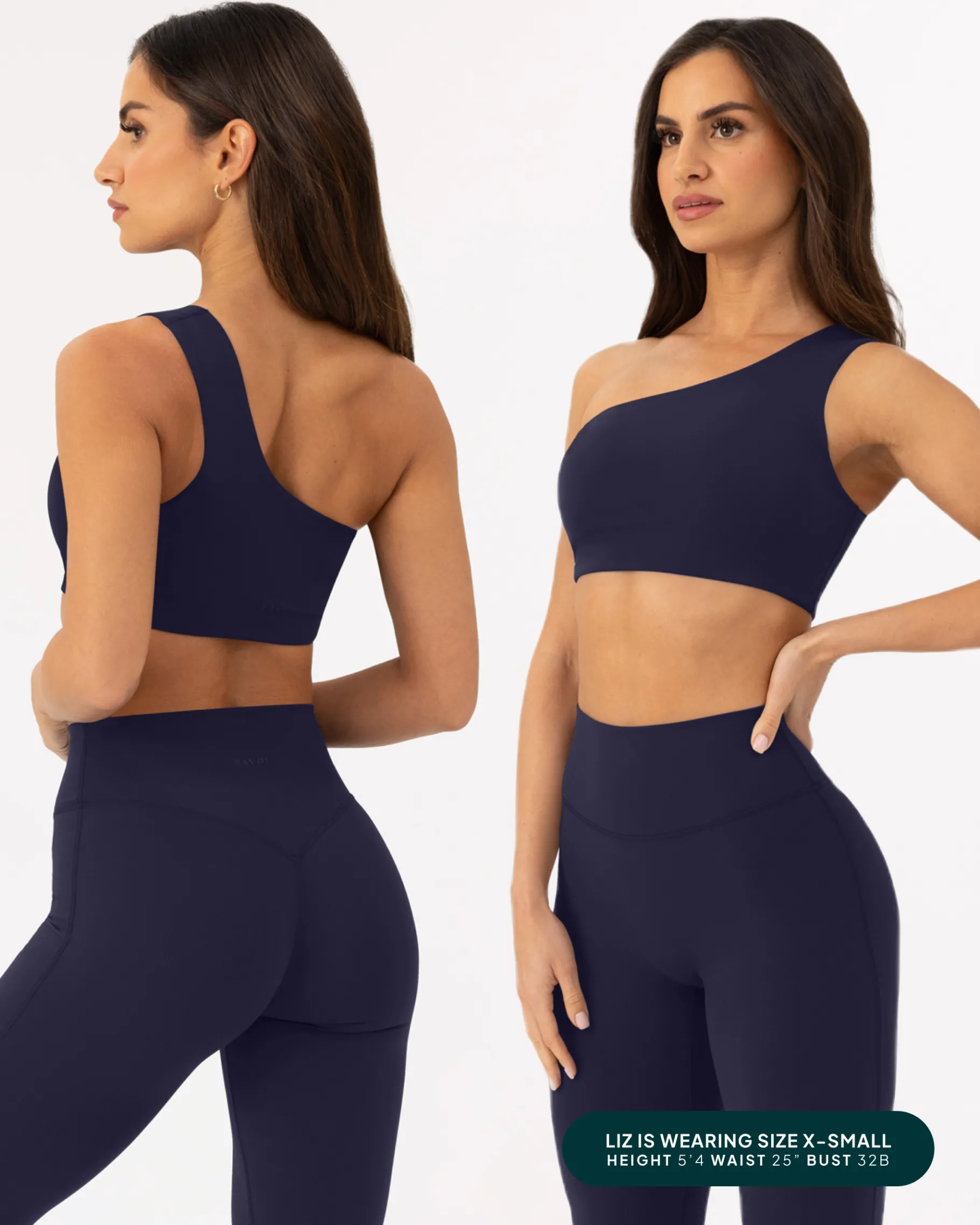 PAVOI Low Support Bras|Bras-Athleisure One-Shoulder Low-Support Sports Bra