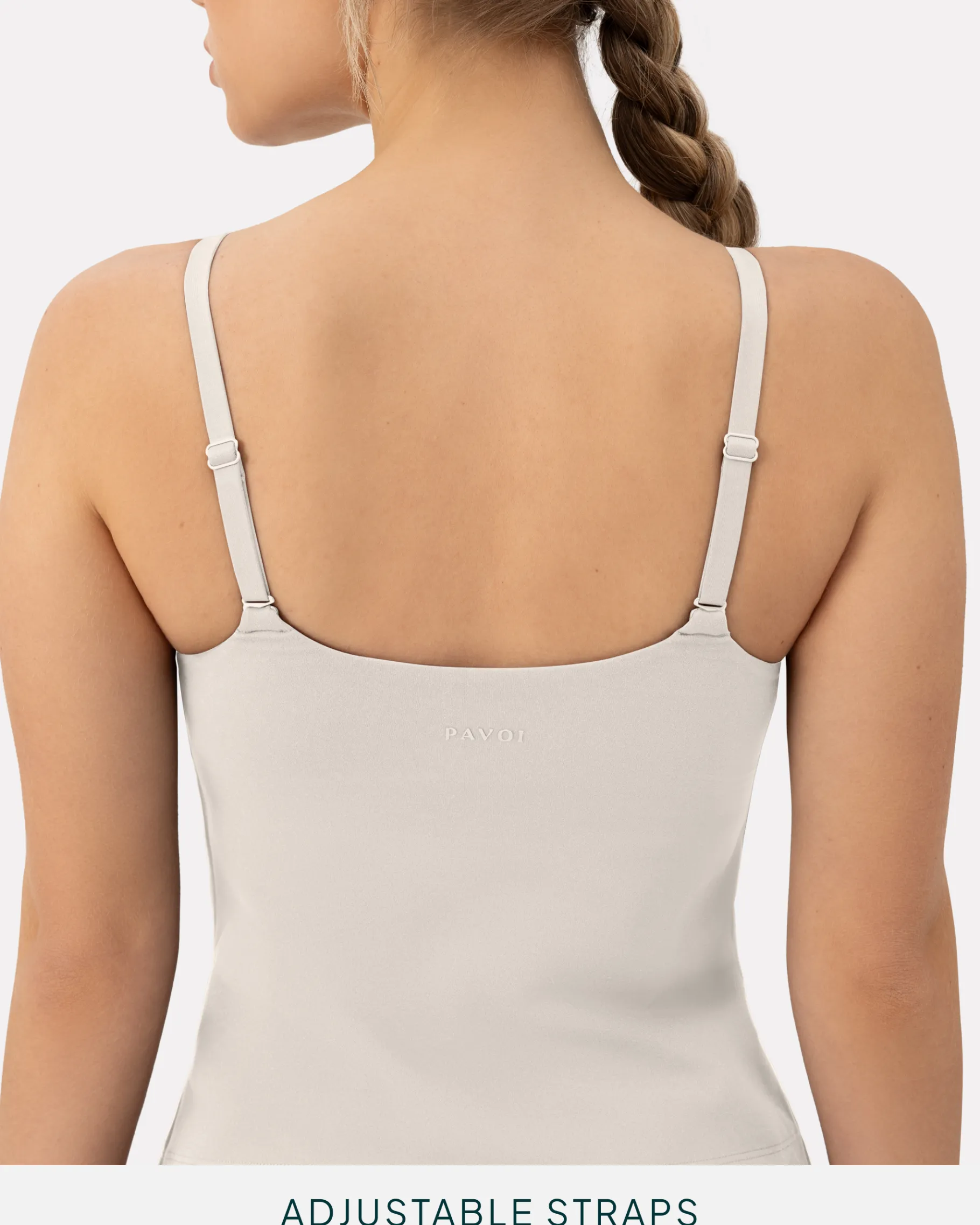 PAVOI Medium Support Bras|Tanks-Athleisure Padded Cami Tank Top