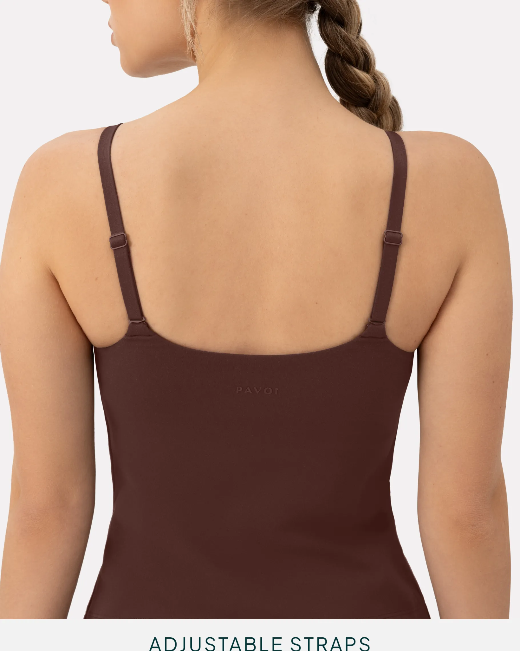 PAVOI Medium Support Bras|Tanks-Athleisure Padded Cami Tank Top