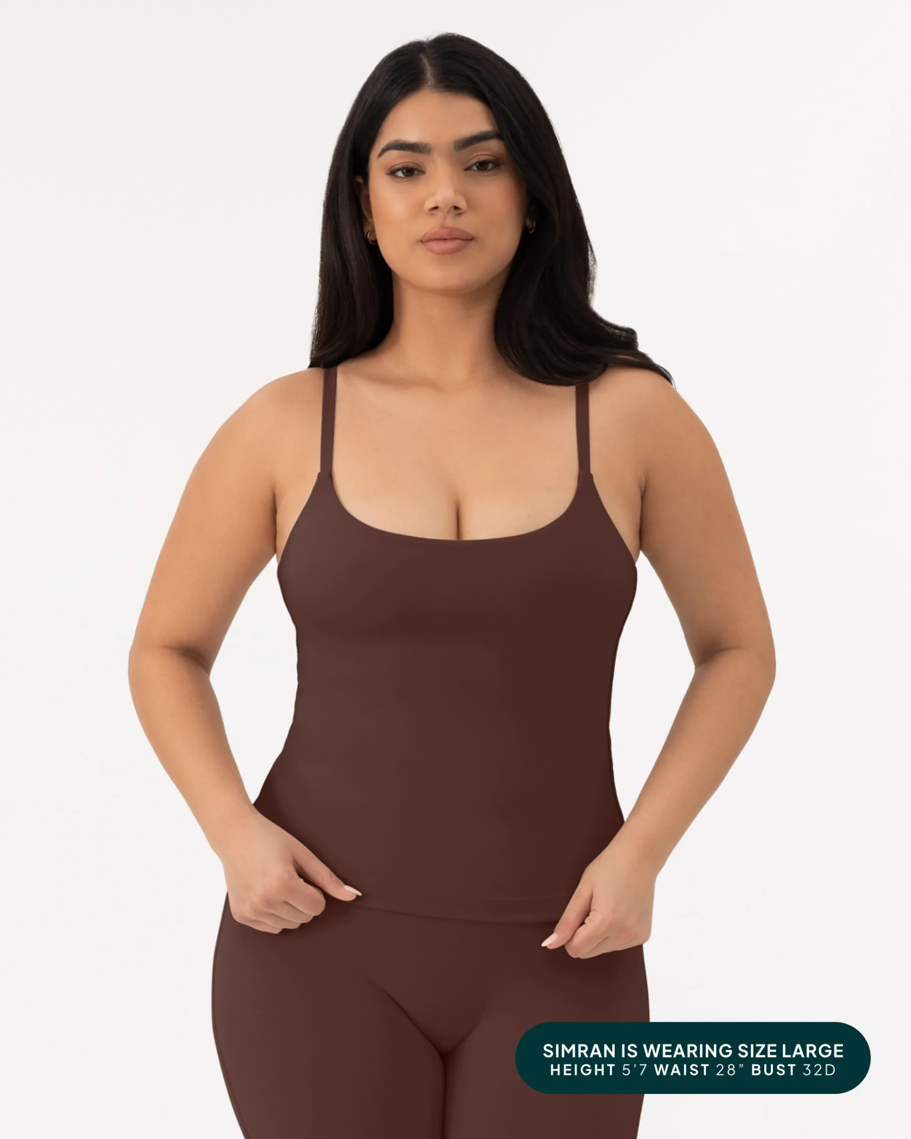 PAVOI Medium Support Bras|Tanks-Athleisure Padded Cami Tank Top