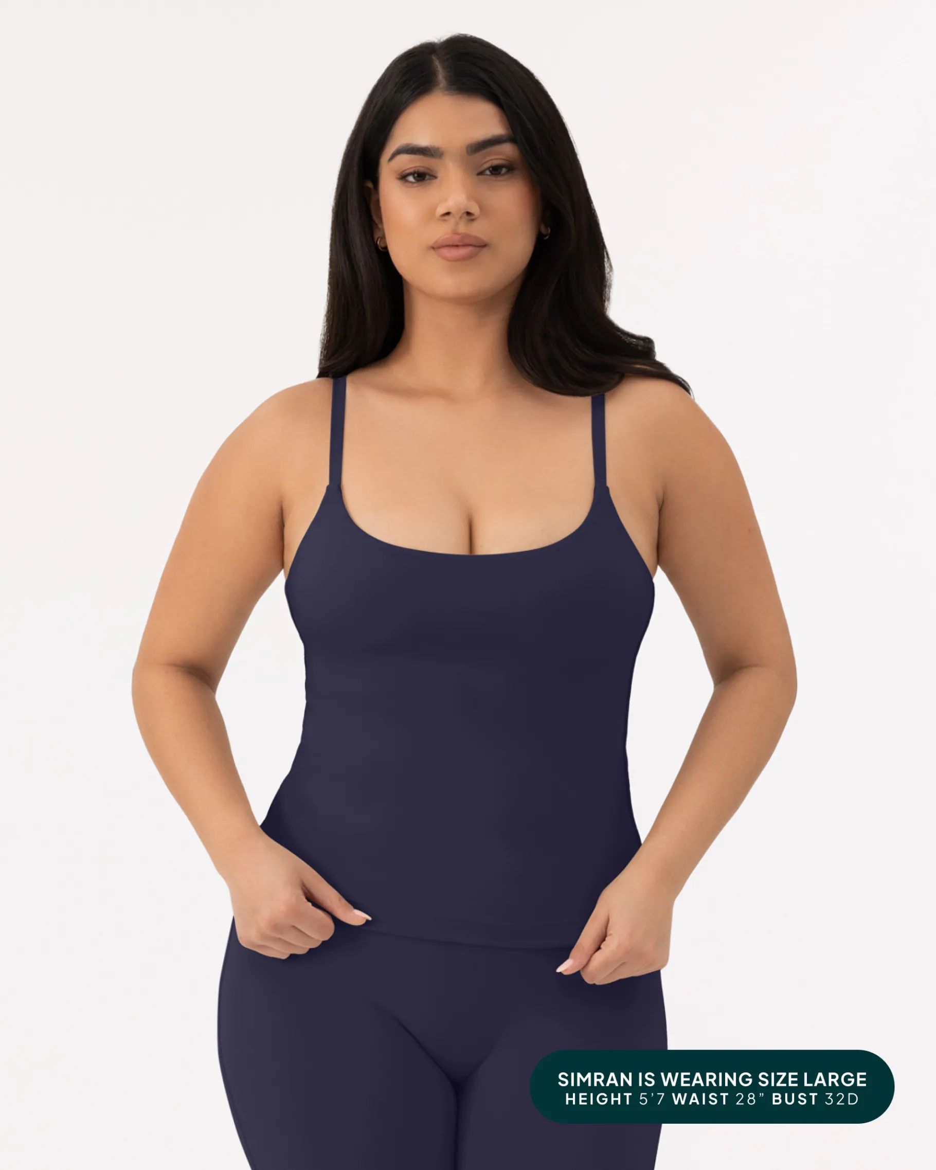 PAVOI Medium Support Bras|Tanks-Athleisure Padded Cami Tank Top