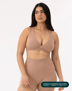 PAVOI Low Support Bras|Bras-Athleisure Plunge Low-Support Sports Bra