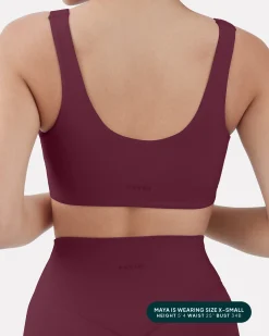 PAVOI Bras|High Support Bras-Athleisure Scoop High-Support Sports Bra