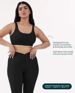 PAVOI Bras|High Support Bras-Athleisure Scoop High-Support Sports Bra