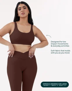PAVOI Bras|High Support Bras-Athleisure Scoop High-Support Sports Bra
