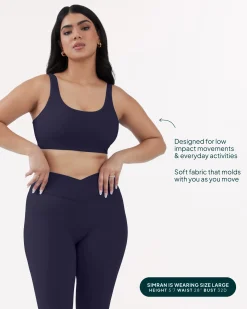 PAVOI Bras|High Support Bras-Athleisure Scoop High-Support Sports Bra