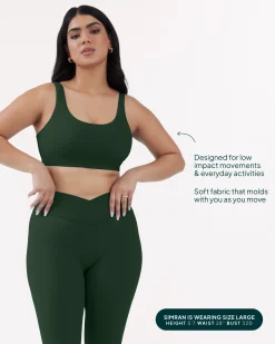 PAVOI Bras|High Support Bras-Athleisure Scoop High-Support Sports Bra