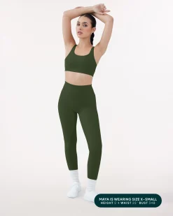 PAVOI Bras|High Support Bras-Athleisure Scoop High-Support Sports Bra