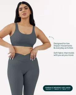 PAVOI Bras|High Support Bras-Athleisure Scoop High-Support Sports Bra