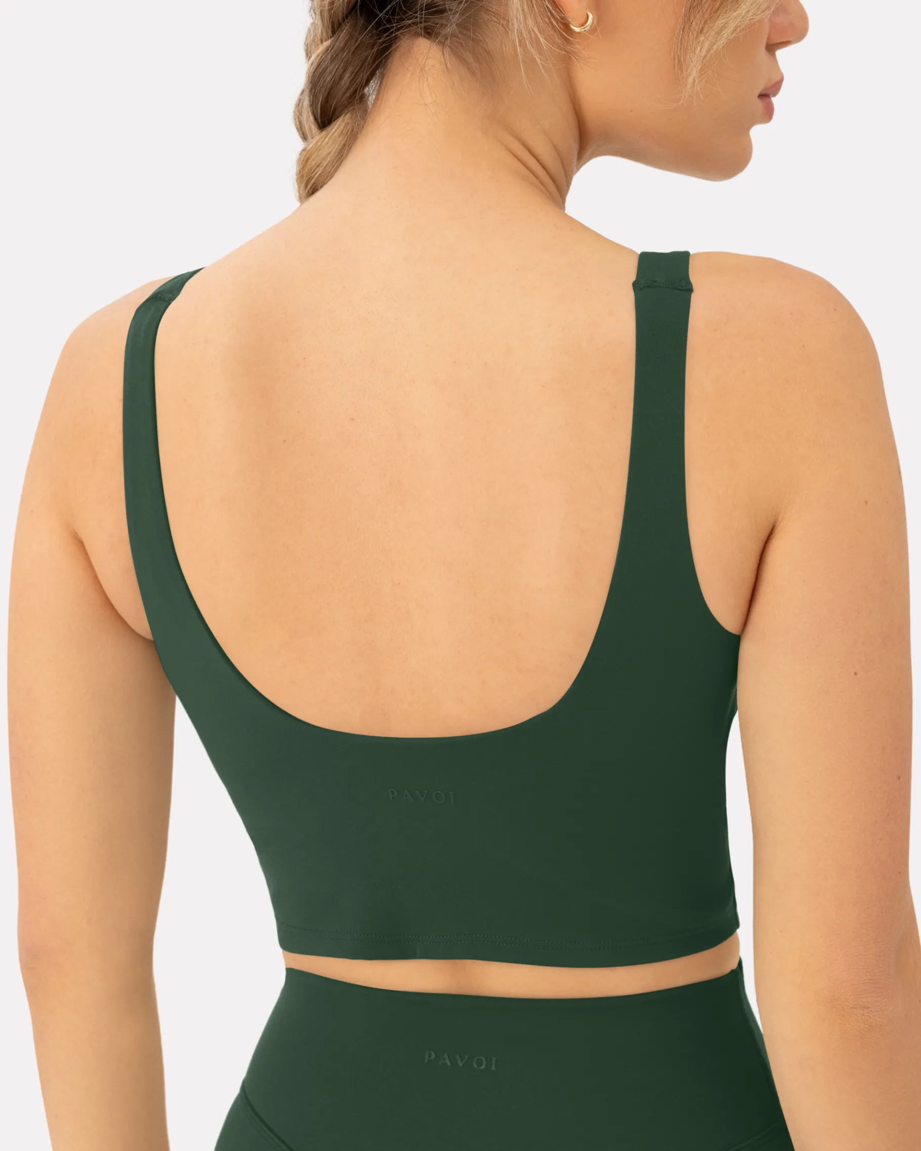 PAVOI Medium Support Bras|Tanks-Athleisure Scoop Tank Top