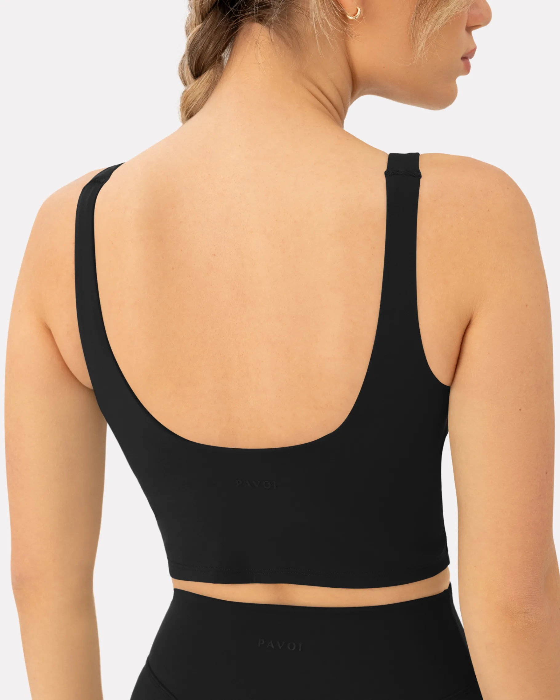 PAVOI Medium Support Bras|Tanks-Athleisure Scoop Tank Top