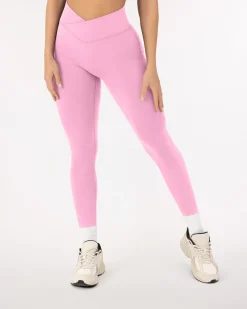 PAVOI Fashion Leggings|Full Length-Athleisure Scrunch Crossover Leggings