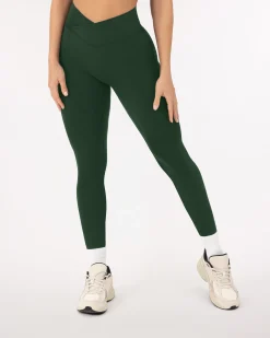 PAVOI Fashion Leggings|Full Length-Athleisure Scrunch Crossover Leggings
