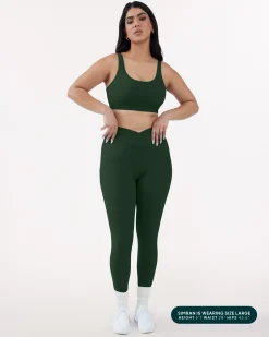 PAVOI Fashion Leggings|Full Length-Athleisure Scrunch Crossover Leggings
