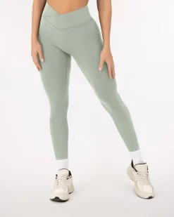 PAVOI Fashion Leggings|Full Length-Athleisure Scrunch Crossover Leggings