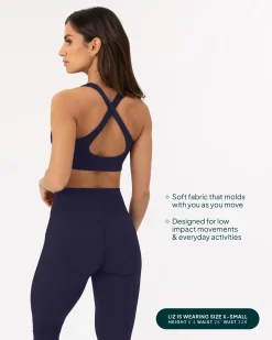 PAVOI Low Support Bras|Bras-Athleisure Strappy Scoop High-Support Sports Bra