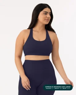 PAVOI Low Support Bras|Bras-Athleisure Strappy Scoop High-Support Sports Bra