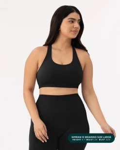 PAVOI Low Support Bras|Bras-Athleisure Strappy Scoop High-Support Sports Bra