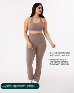 PAVOI Fashion Leggings|Tall Length-Athleisure Tall Length Flared Leggings