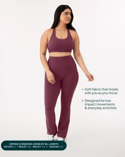 PAVOI Fashion Leggings|Tall Length-Athleisure Tall Length Flared Leggings