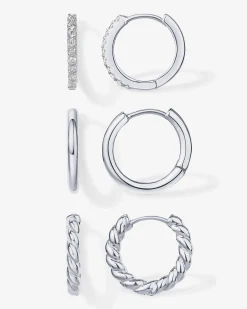 PAVOI Hoops-Aurora Trilogy Hoops Set