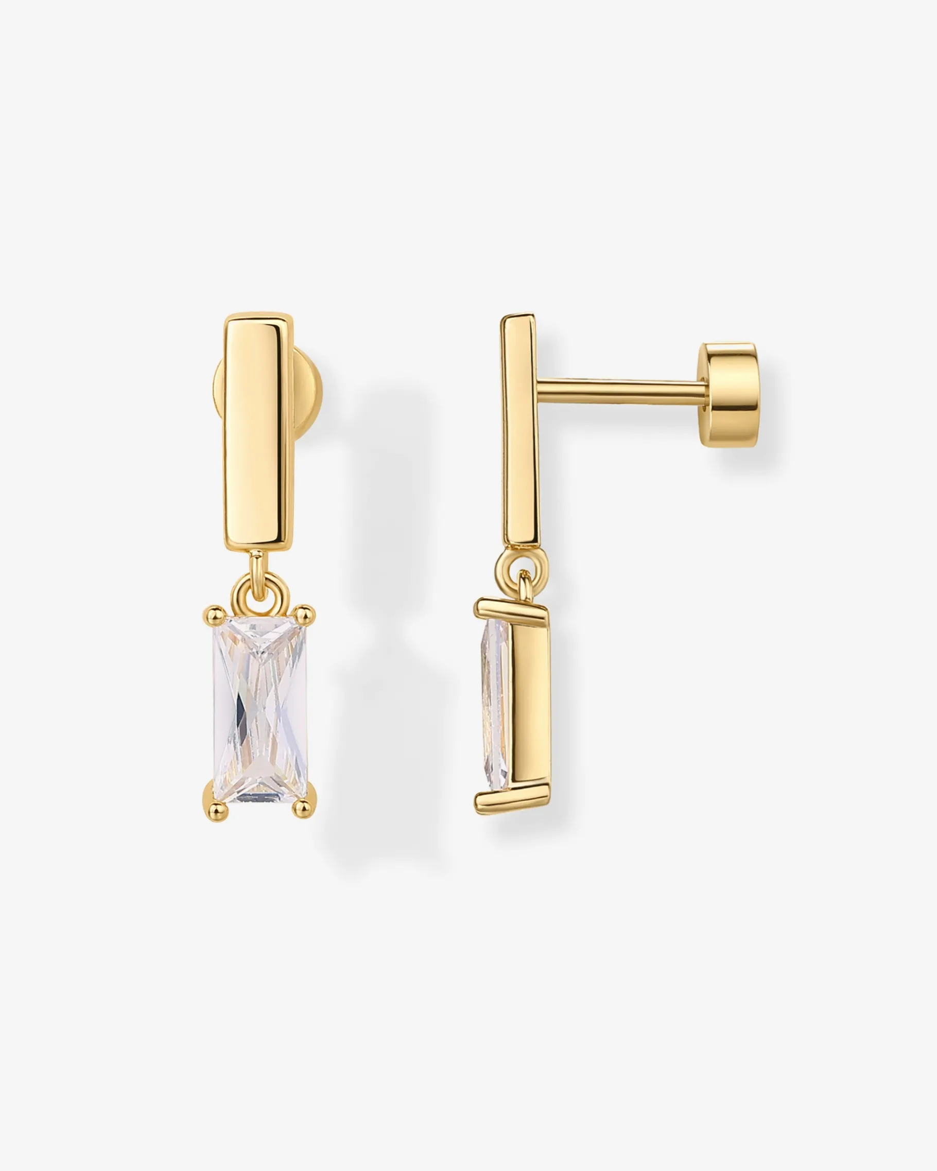 PAVOI Dangle & Threader|Flat Backs-Baguette Dangle Flat Backs