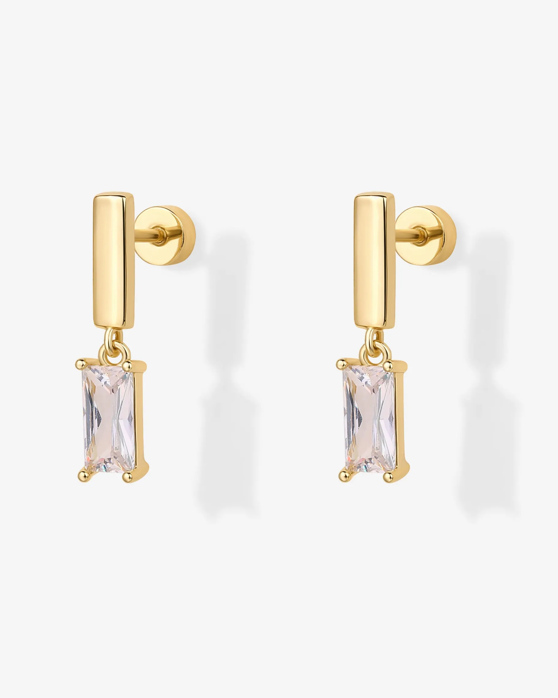 PAVOI Dangle & Threader|Flat Backs-Baguette Dangle Flat Backs