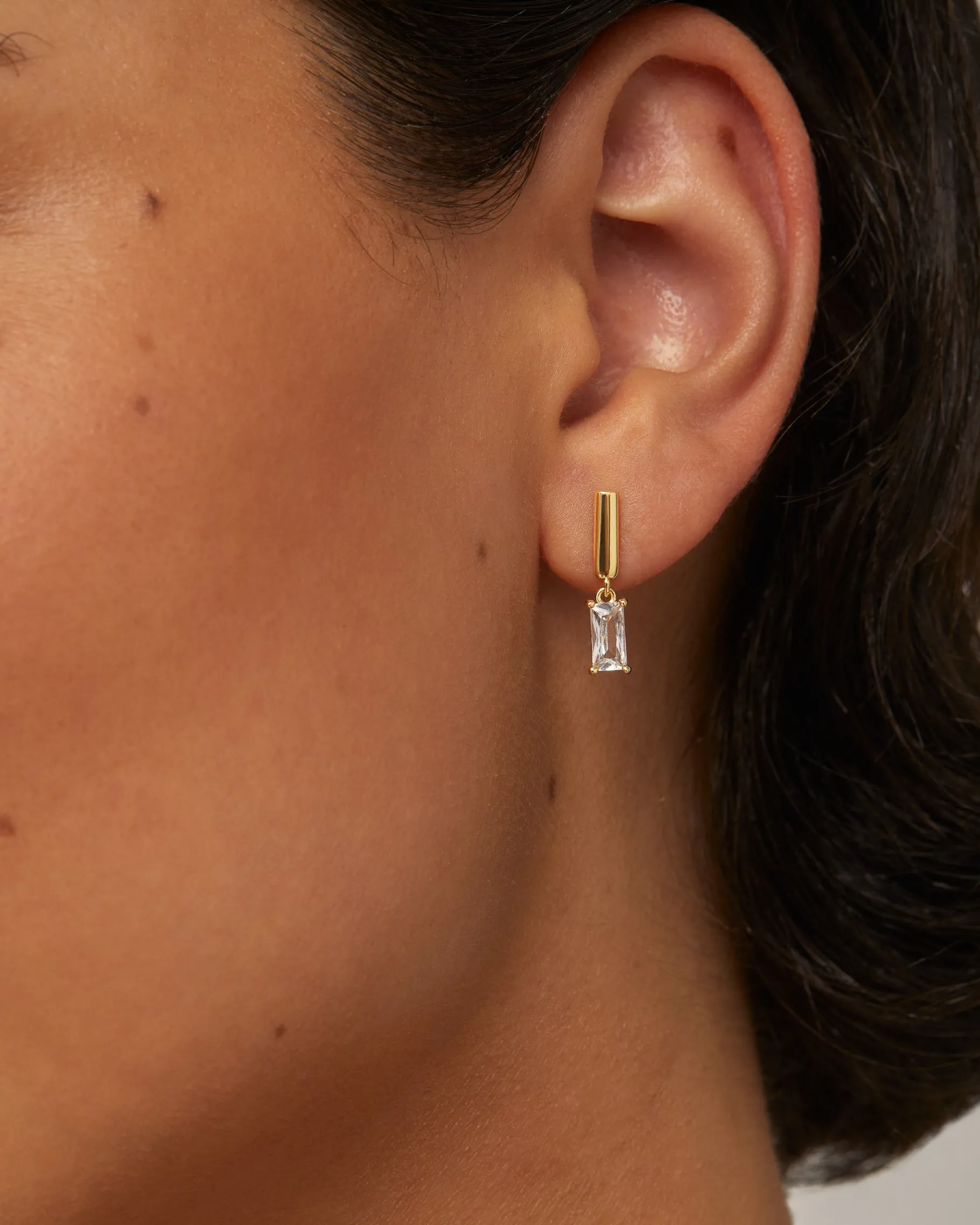 PAVOI Dangle & Threader|Flat Backs-Baguette Dangle Flat Backs