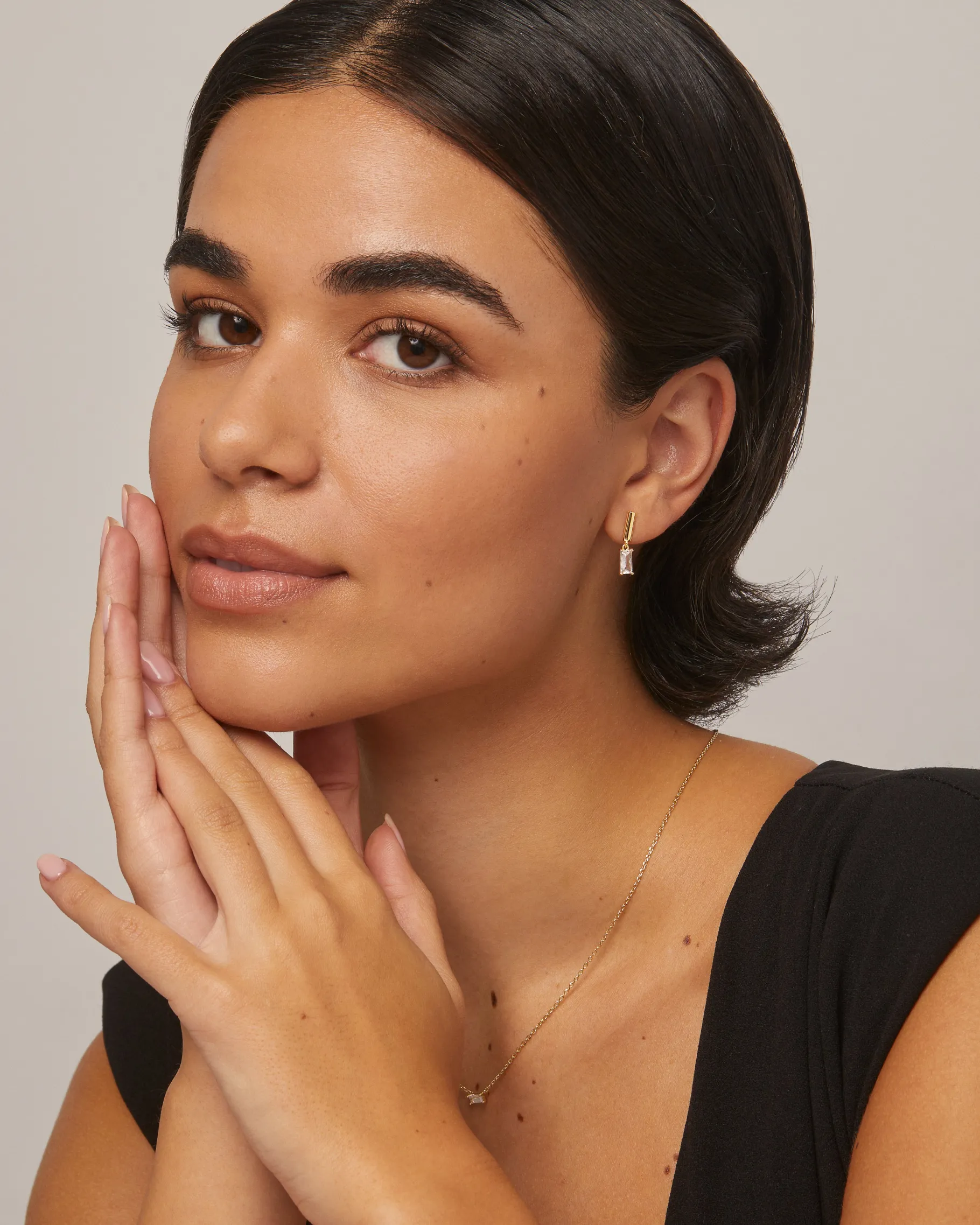 PAVOI Dangle & Threader|Flat Backs-Baguette Dangle Flat Backs