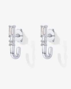 PAVOI Huggies-Baguette Half Huggie Earrings