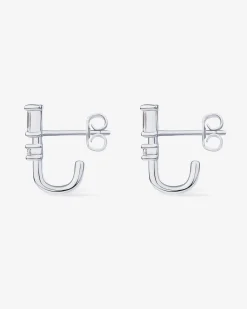 PAVOI Huggies-Baguette Half Huggie Earrings