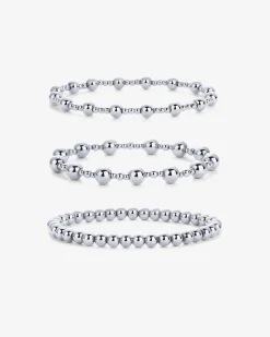 PAVOI Beaded-Ball Beaded Bracelet Trio