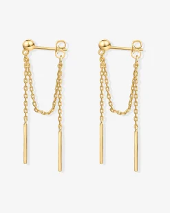 PAVOI Dangle & Threader-Ball Chained Earrings
