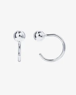 PAVOI Huggies-Ball Half Hoop Huggie
