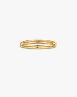 PAVOI Stackable-Band of Gold Ring