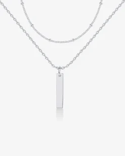PAVOI Pendants|Layered-Bar Pendant